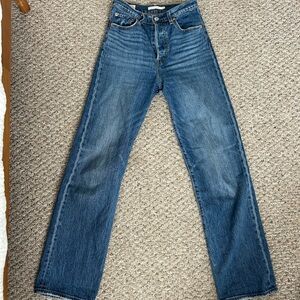 Levi's Ribcage full length Straight